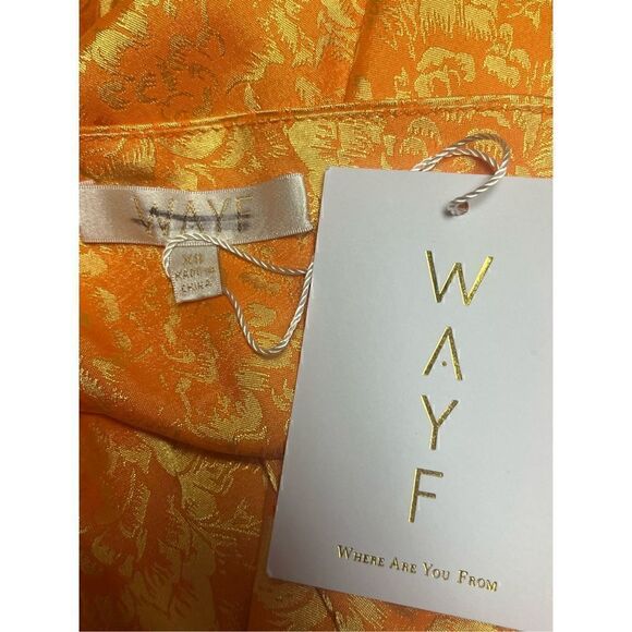 WAFY Orange One Shoulder Cut Out Dress - Picture 8 of 10